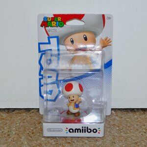 Nintendo Toad Amiibo Brand New Super Mario Party Series Wii U 3DS NA